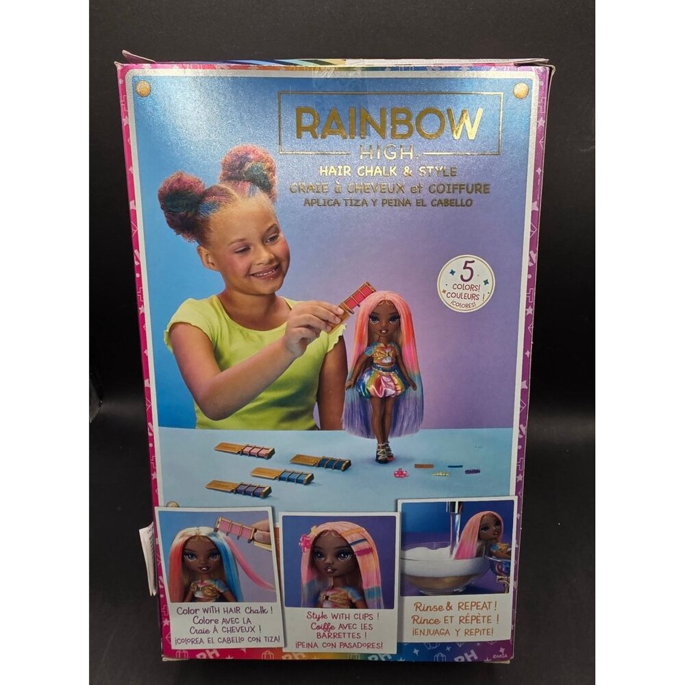 Rainbow High Design Studio Hair Chalk & Style Fashion Doll Set - Picture 8 of 9